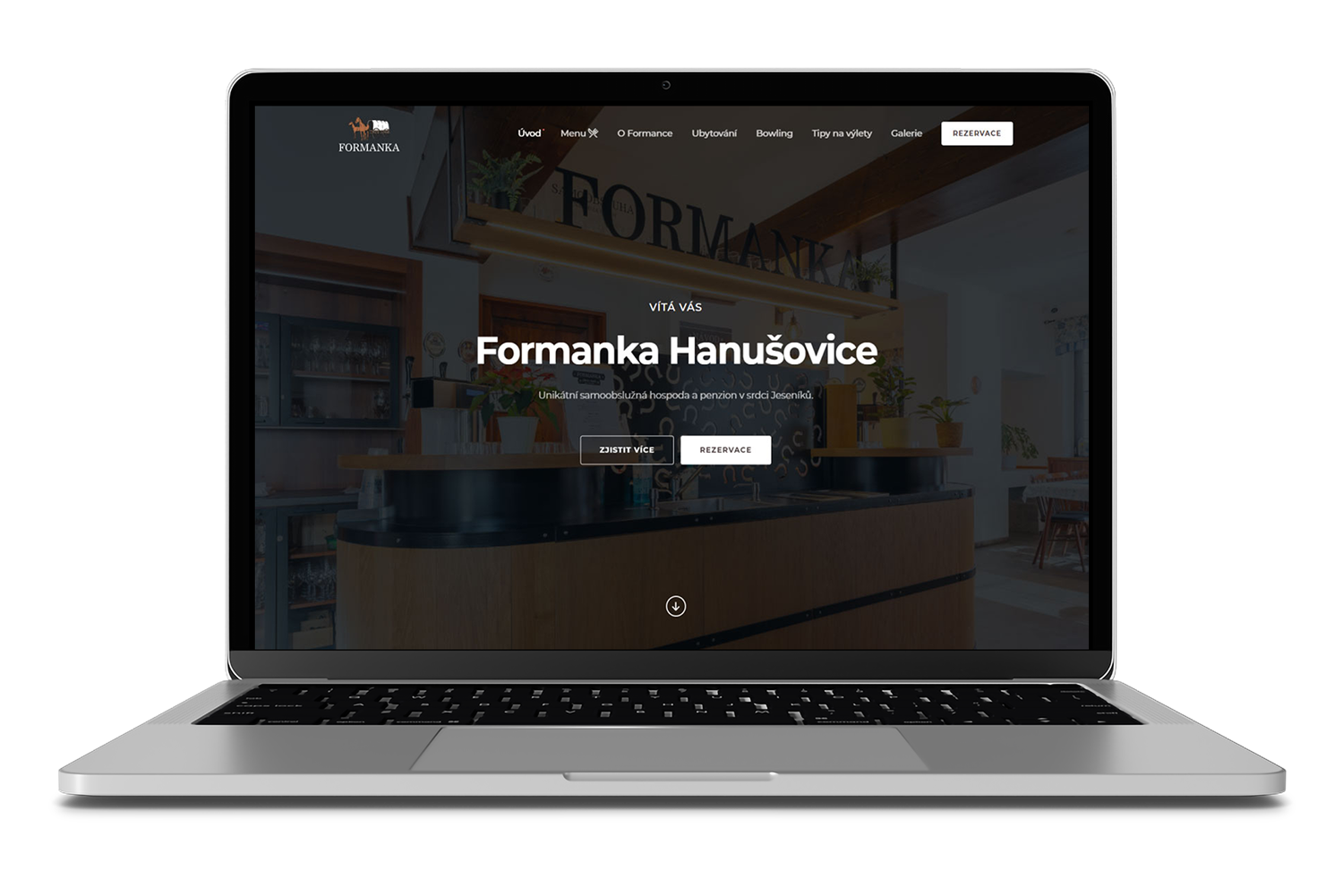 Náhled - Webovky pro samočep a penzion Formanka