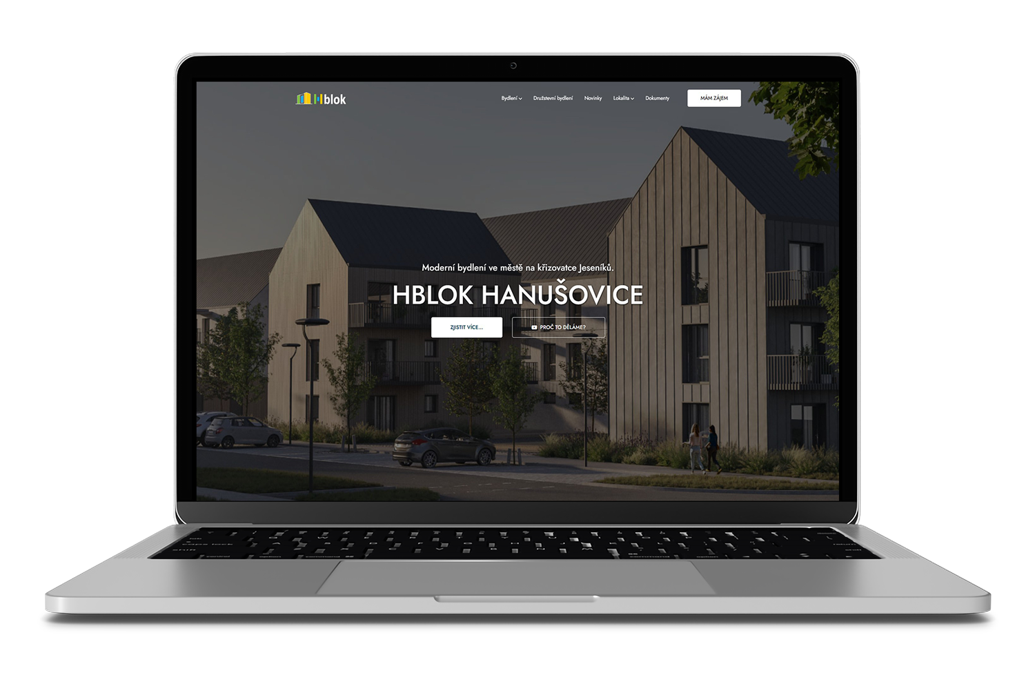 Náhled - Web pro bytové družstvo Hblok Hanušovice