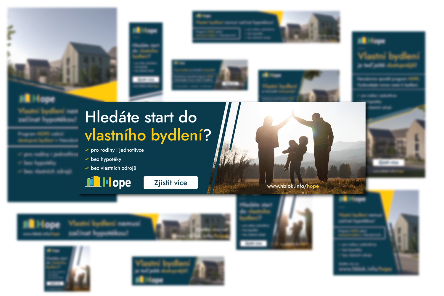 Náhled - Reklamní bannery pro&nbsp;google, seznam a&nbsp;meta - Hblok HOPE