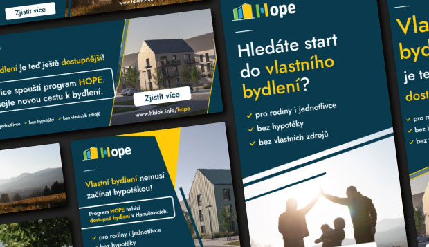 Náhled - Reklamní bannery pro&nbsp;google, seznam a&nbsp;meta - Hblok HOPE