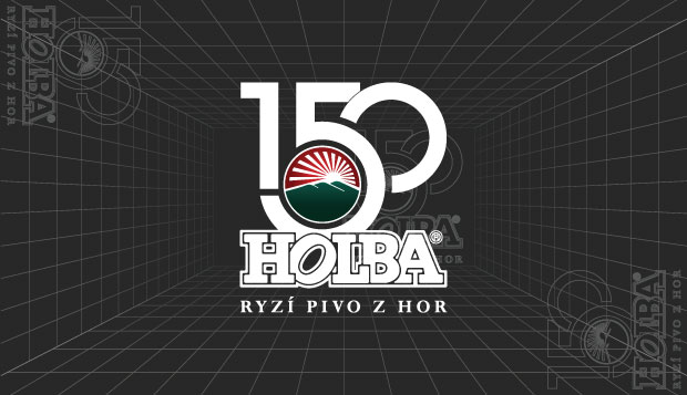 Náhled - Logo k oslavám 150 let pivovaru Holba