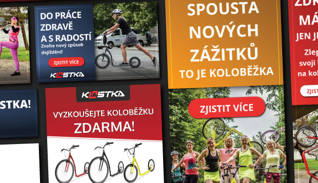 Náhled - HTML5 bannery pro&nbsp;brandovou propagaci KOSTKA&nbsp;-&nbsp;kolobka a&nbsp;služby TRY&nbsp;&&nbsp;BUY